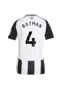 Newcastle United Sven Botman #4 Voetbaltruitje Thuis tenue Dames 2024-25 Korte Mouw